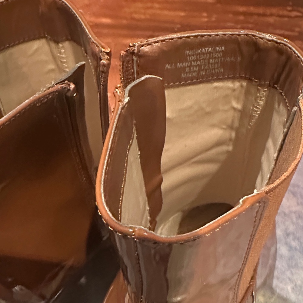 INC Brown Leather Boots